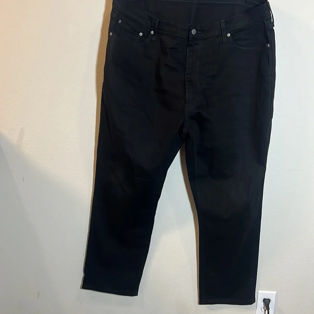 Levi's 541 Athletic Fit All Season Black Denim Jeans 42 X 30